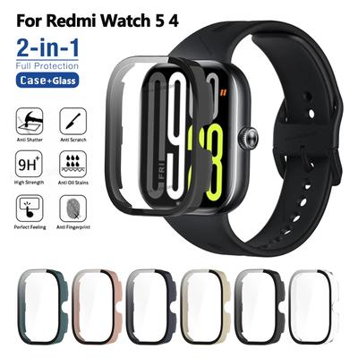 Чехол из закаленного стекла для Redmi Watch 5 / Watch 4 Смарт-часы Защитная крышка экрана для Xiaomi Redmi watch 5 Аксессуары для бампера