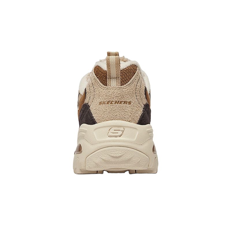 Skechers DLites 1.0 Удобные Мягкие Прочные Низкие Папины Кроссовки Женские Кроссовки Коричневые 150240-BRMT