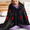 USB Electric Heating Blanket 3 Heating Level Wearable Heated Poncho Throw Blanket 9 Heated Areas Body Warmer  Blanket or Office