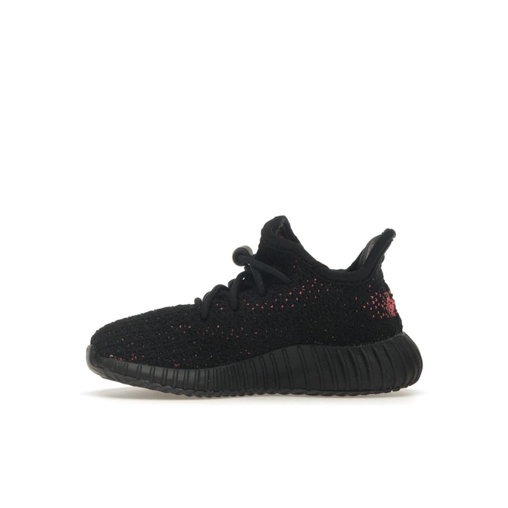 Adidas Yeezy Boost 350 V2 Infants Красные детские кроссовки Black Core-Black HP6587
