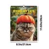 1pc 2026 Wall Calendar, Funny Cat Photo Calendar,  12 Months Monthly Plan, Perfect Gift for Birthday, Christmas and Cat Lovers
