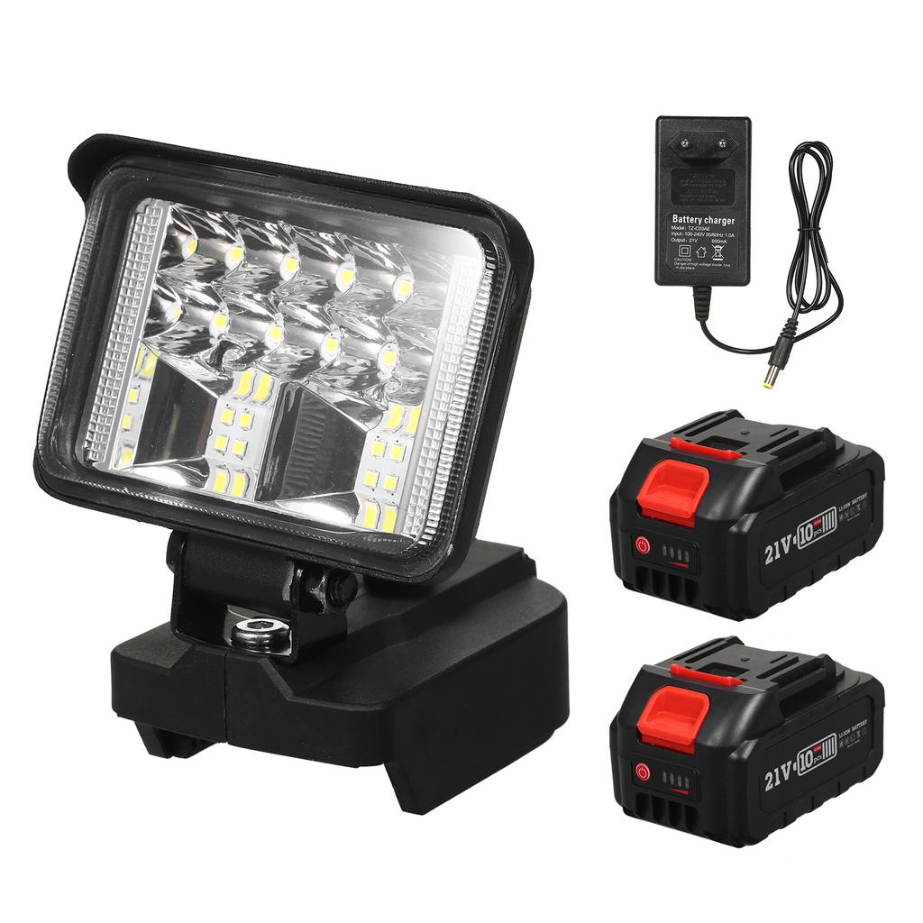 3 Inch LED Work Light for 21V Lithium Batteries Super Bright Outdoor Lighting 120 Degree Rotation