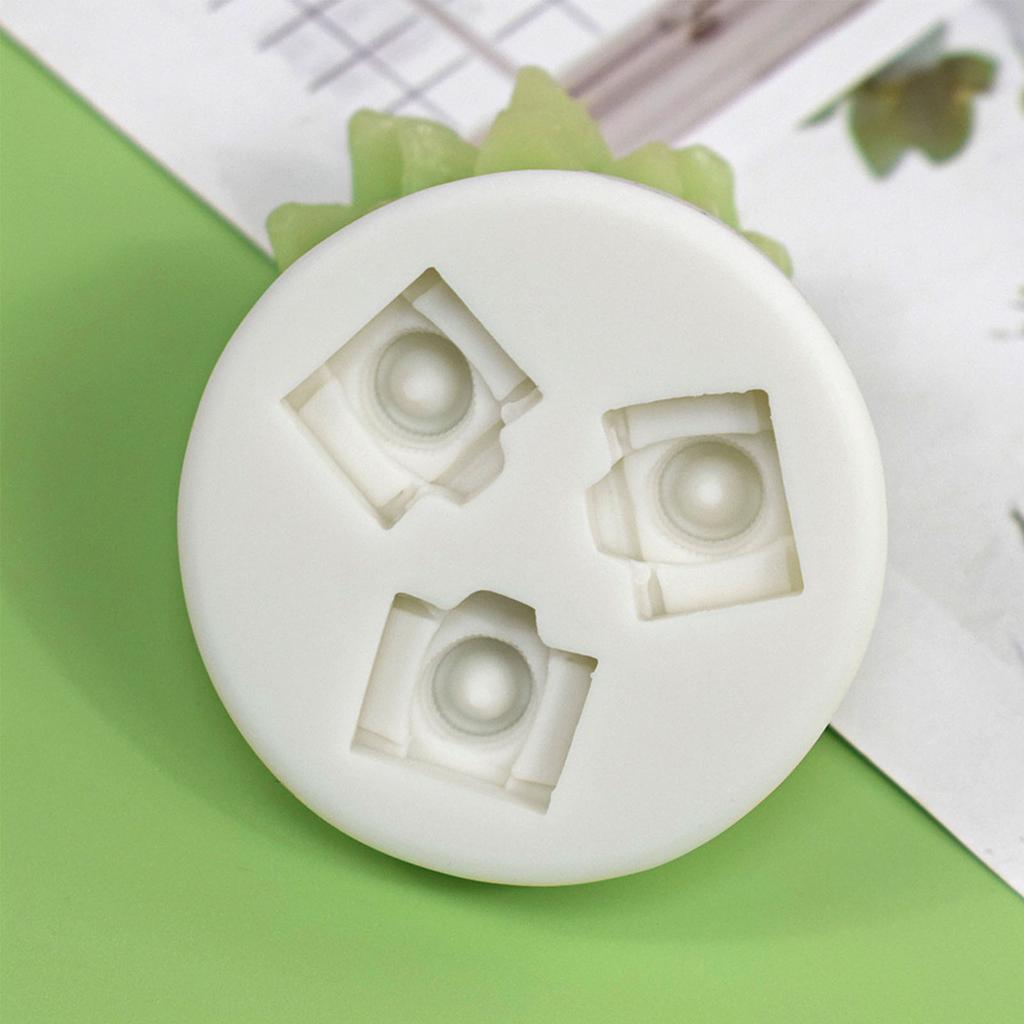 Мини-камера в форме помадки, шоколадная форма, торт-топпер, инструменты для выпечки, мыло ручной работы, силиконовая форма для украшений, легко моется