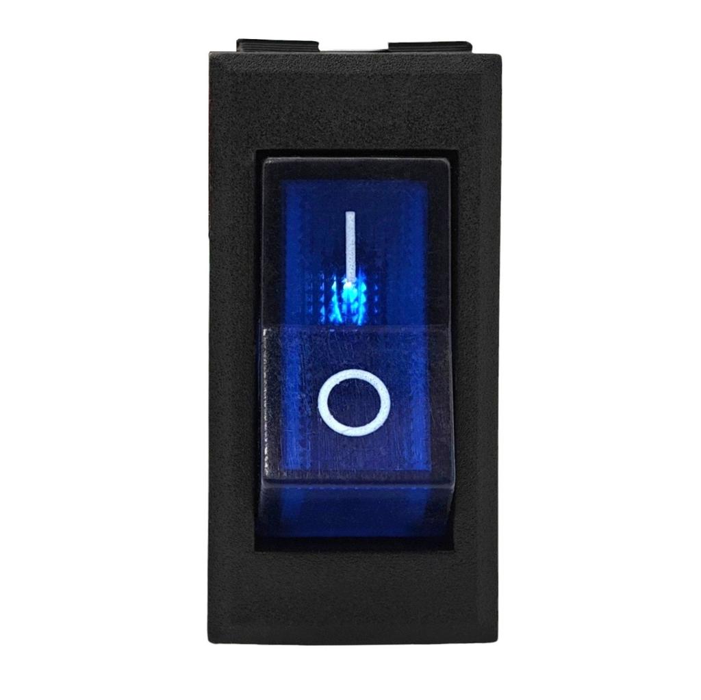 3 шт. Выключатель Вкл/Выкл, Светодиодная защелкивающаяся кнопка 12 В Синий Внедорожный