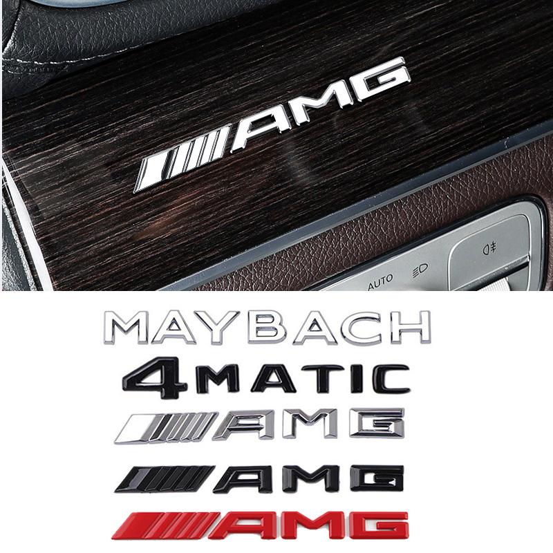 2025 Горячий Значок Наклейка AMG Maybach 4 Matic Автомобильная Наклейка Аксессуары Для Mercedes Benz Brabus Smart W204 GLC CLA W205 W203 W206 W10
