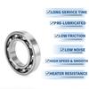 Motoforti 6216 & Deep Groove Ball Bearings P5 80x140x26mm Lubricated Bearings Open Type Silver Tone Scooter Skateboard Wheel