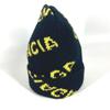 Balenciaga 555282 Шапка с логотипом вязаная шапка вязаная кепка Вязаная шапка шерсть Черный/желтый