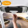 Car Visor Tissue Holder PU Leather Napkin Cover Paper Tissue Dispenser For Visor & Backseat Vehicle Black Black-02