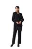 Black Formal Washable Mourning Clothes Pants Suit 3 Piece Set 19 [Monoir] Women's Net-020 No.