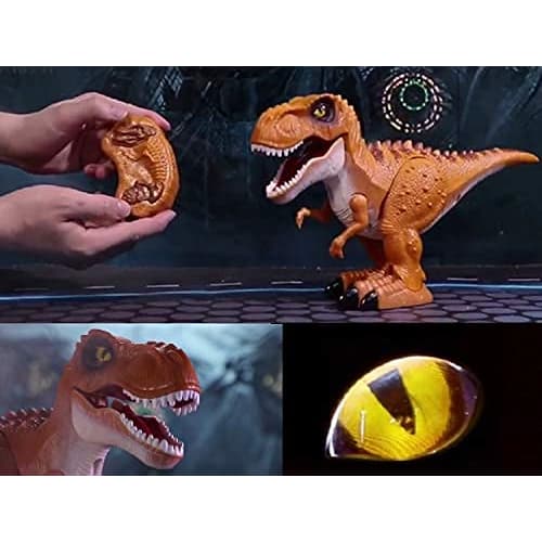 ROBOT PLAZA RC Dinosaur Toy, Roaring, Walking (Forward Only), Tyrannosaurus Rex, Perfect for Kids, Birthday Gift
