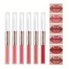 Double-ended Velvet Lip Glaze Is Convenient To Carry Moisturizing Matte Matte Non-stick Cup Three-purpose Lip Dye Lip Gloss Lip Gloss Set