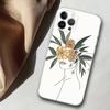 Чехол для мобильного телефона Apple IPhone15ProMax Line Art Girl Чехол для мобильного телефона Hair Painting Anti Drop Huawei Three