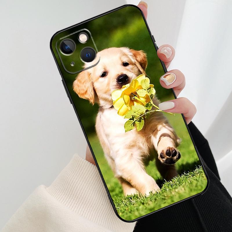 Golden Retriever Dog Phone Case For iPhone 17 Pro Max 14 13 12 11 15 16 Pro Max mini 15 16 Plus 16e 17 Air Cover
