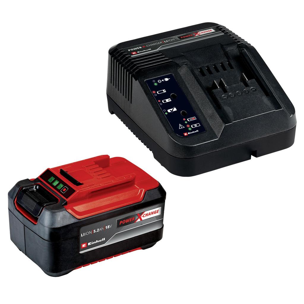 Einhell Zestaw Startowy Zasilający 18V 5,2Ah + Ładowarka