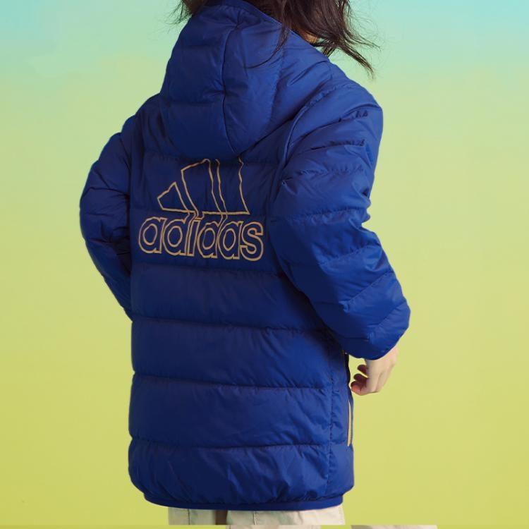 adidas Детские пуховики с капюшоном Умеренные H40324