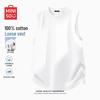 MINISO Мужская базовая майка из чистого хлопка без рукавов