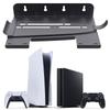Wall Mount Host Stand with 2 Controller Hook Host Universal Wall Bracket Wall Holder Stand for Playstation 5 Slim/Playstation 5