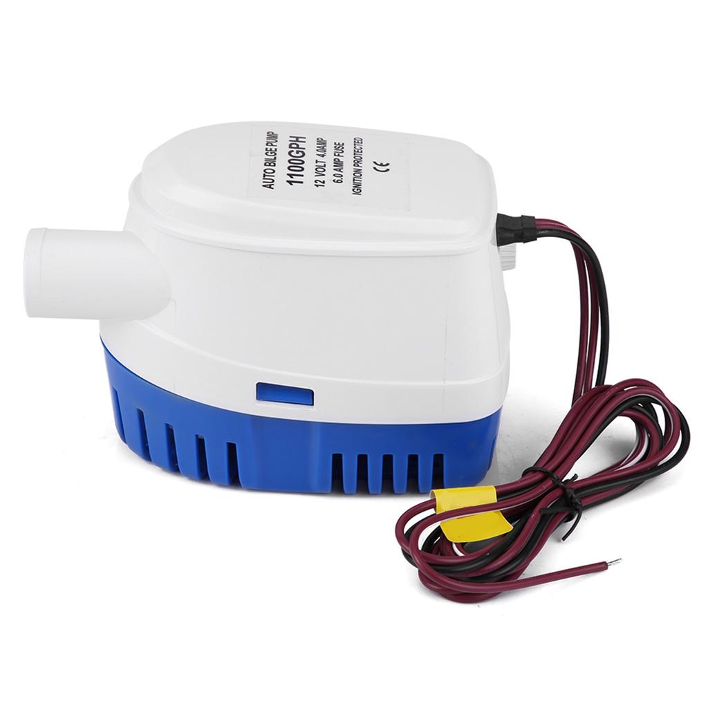 1100GPH Boat 12V Marine Automatic Submersible Bilge  Fully Auto  Switch Internal Auto Bilge  Bilge Pump