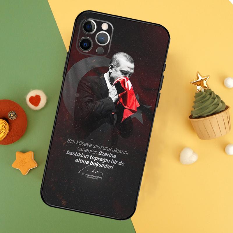 Чехол для телефона Президента Турции Реджепа Тайипа Эрдогана для iPhone 17 16 14 13 12 11 15 Pro Max 12 13 Mini 16E 17 Air Ударопрочный чехол