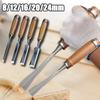 Professional Wood Carving Chisel 6/12/18/20/24mm Carpentry Flat Chisels DIY Woodworking Woodcut Carving Knife Woodworking Tools