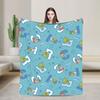 Rugrats Animated Character Blanket Quality Super Warm  Bedding Throws Autumn Camping Couch Bed Fluffy Bedspread