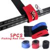Ring Fishing Rod Strap Belt Fishing Rod Tie Holder Fishing Rod Fastener Fishing Pole Wrap Band