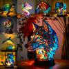 Metal Bebetter Flat Tabletop Decoration Home Animals Table Lamp Supplies Series