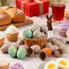 Adorable Easter Paper Eggs Blank Paper Pulp Egg Happy Easter Decor DIY Easter Eggs  Party Favors
