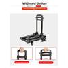 Folding luggage cart, trolley, trolley, flatbed truck, trailer, trolley goods shopping, truck four wheels Durable