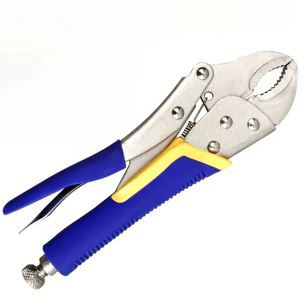 Heavy-Duty Locking Pliers Metal Round Nose Pliers Durable Clamp Pliers Mechanical Repair