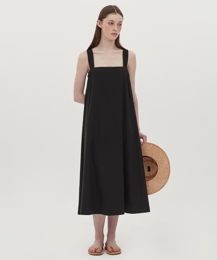 Jun By Jun K A-Line Banding Dress_Black