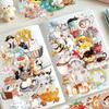50Pcs/Set Cozy Watercolor Cat Dreamland Series 02 PET Stickers Waterproof DIY Fashion Decals Transparent Stickers