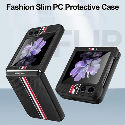 Роскошный складной чехол для мобильного телефона Samsung Galaxy Z Flip 6 5 5G Flip6 Flip5 Flip 3 4 Flip4 Flip3 противоударный защитный чехол