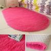 Bedroom Decoration Anti-Slip Home Oval Fluffy Soft Plush Carpet Floor Mat Area Rugs Bedside Shaggy