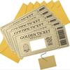 Scratch Off Ticket Golden Ticket Scratch-off Card Raffle Gift Cinema Voucher for Kids Women Men