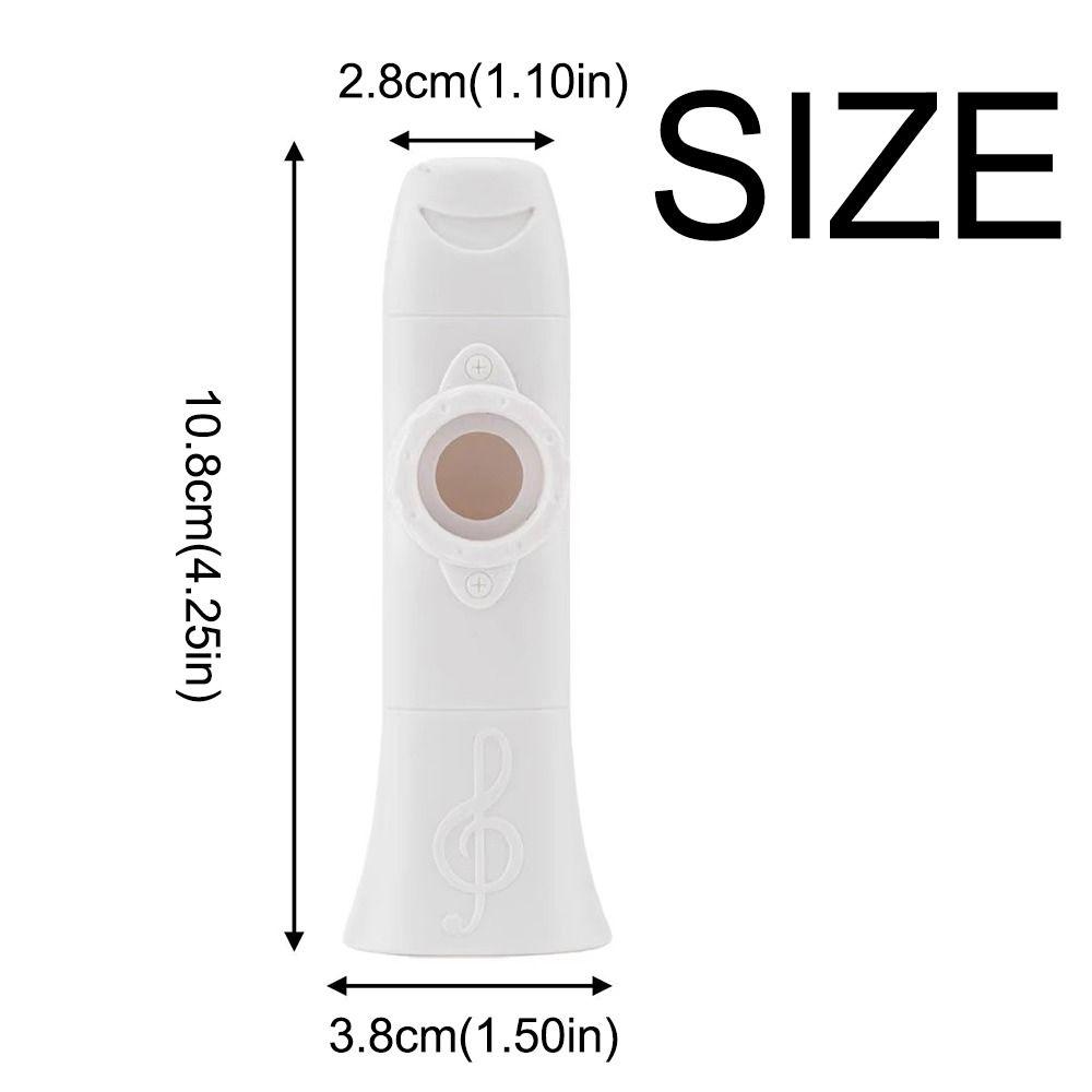 Colorful Single Hole Kazoo Plastic Wind Instrument Kazoo Instrument Party Activities