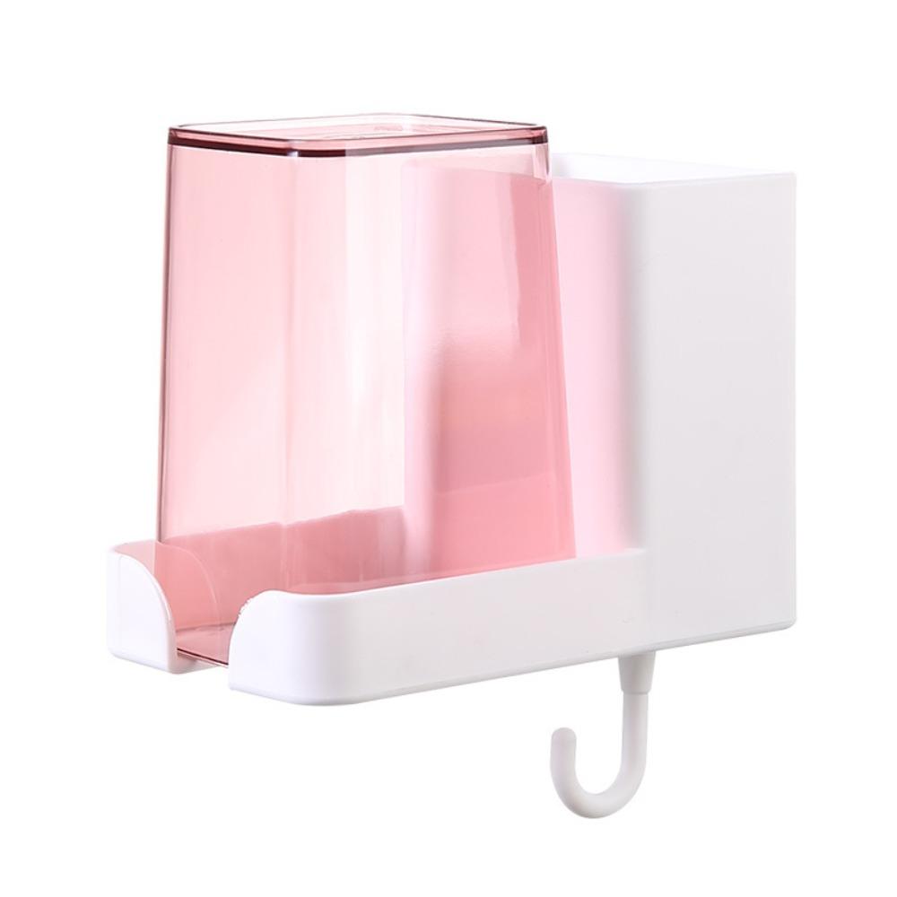 С чашкой держатель зубной щетки милый органайзер для зубной пасты картридж походные принадлежности для кемпинга