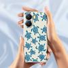 For Xiaomi Redmi Turbo 4 5G/Poco X7 Pro 5G Case Blue Turtle Pattern Printing Straight Edge TPU Phone Back Cover