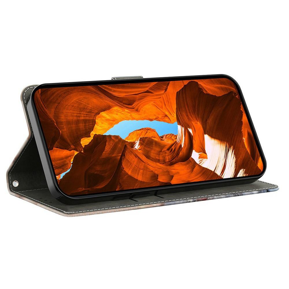 Wallet Case For Xiaomi Redmi 15C 5G (EU) (173mm) / 15C 4G (EU) (173mm) / Poco C85 4G (173mm) Foldable Stand Pattern Printing Leather Flip Phone Cover