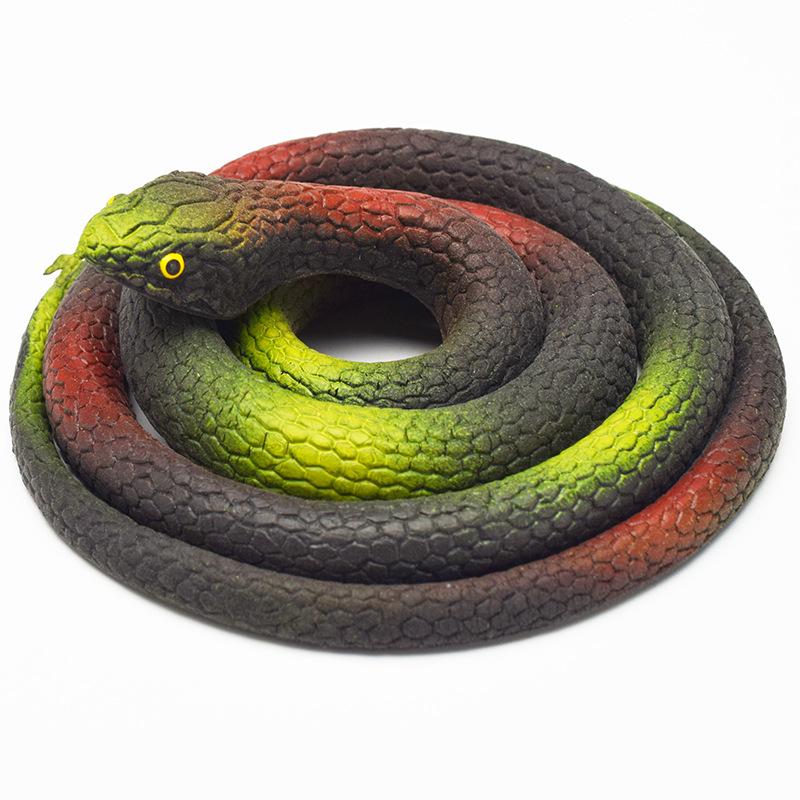 Novelty Fake Rubber Bionic Snake Prank Toy - Soft Gum Tricky Party Prop Shocking Scary Garden Outdoor Decor Tricky Gift For Kids