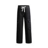 Working Three-dimensional Large Pocket Jeans for Men's Autumn and Winter New Style Hong Kong Feng Shui Washing Elastic Waist Wide-leg Pants