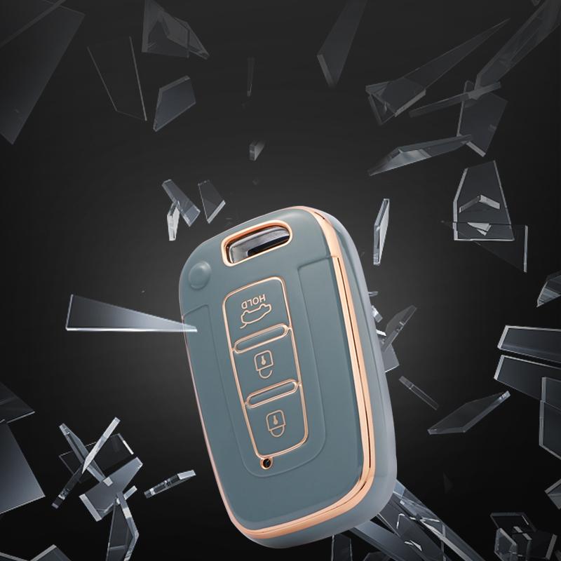 Мягкий чехол для автомобильных ключей из ТПУ, чехол-держатель, брелок для Hyundai IX35 Sonata 8 для Kia Forte Rio 3 K2 K3 K5 Sportage, брелок, автоаксессуары