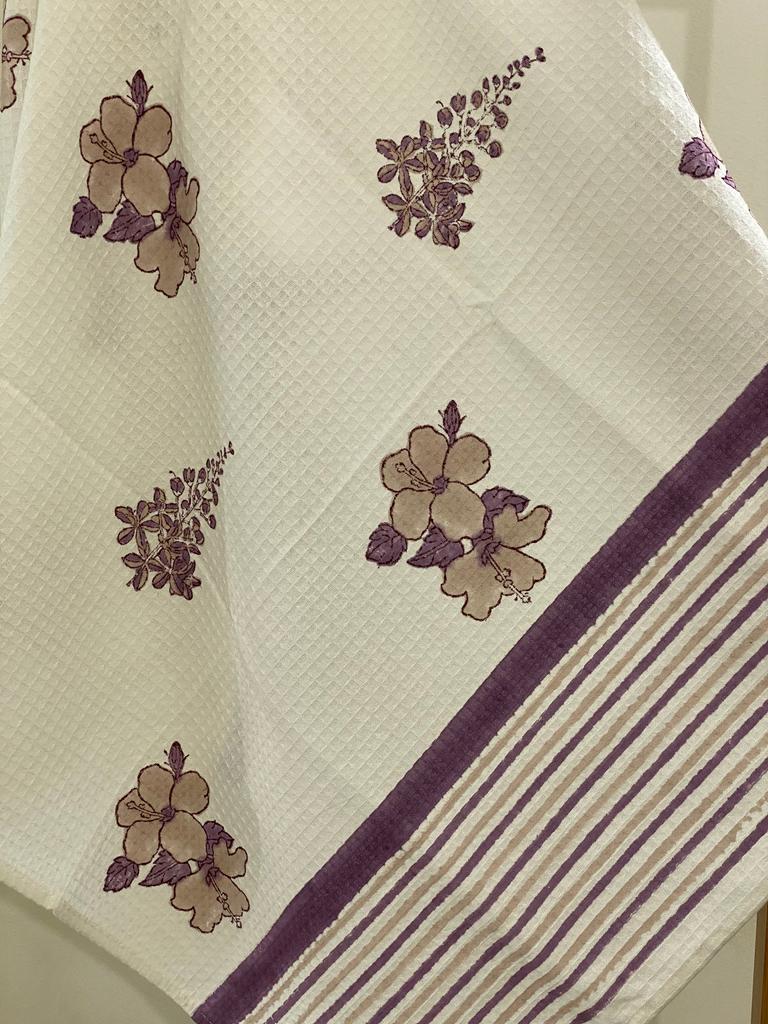 Blockprint Soft Cotton Towel (60-30 Inches)