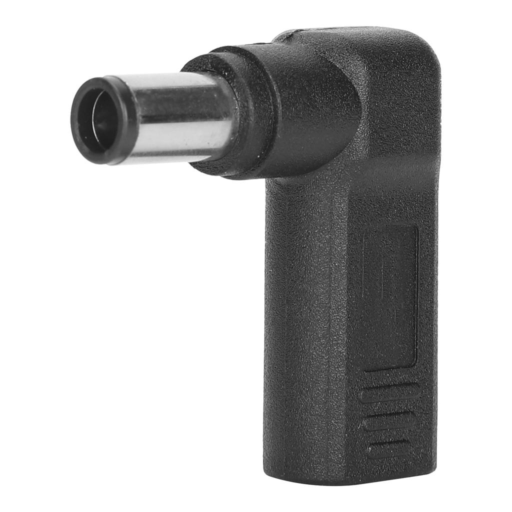TypeC to DC Adapter Female to Male Plug 7.4x5.0mm Right Angle PD Connector Charging Device for HP Laptop