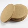 Samcos Cork Coasters, 12 Round Plain Coasters, Reusable Cork Circles, Heat-Resistant, Water-Absorbent, High-Density, Suitable for Glasses and Mugs,