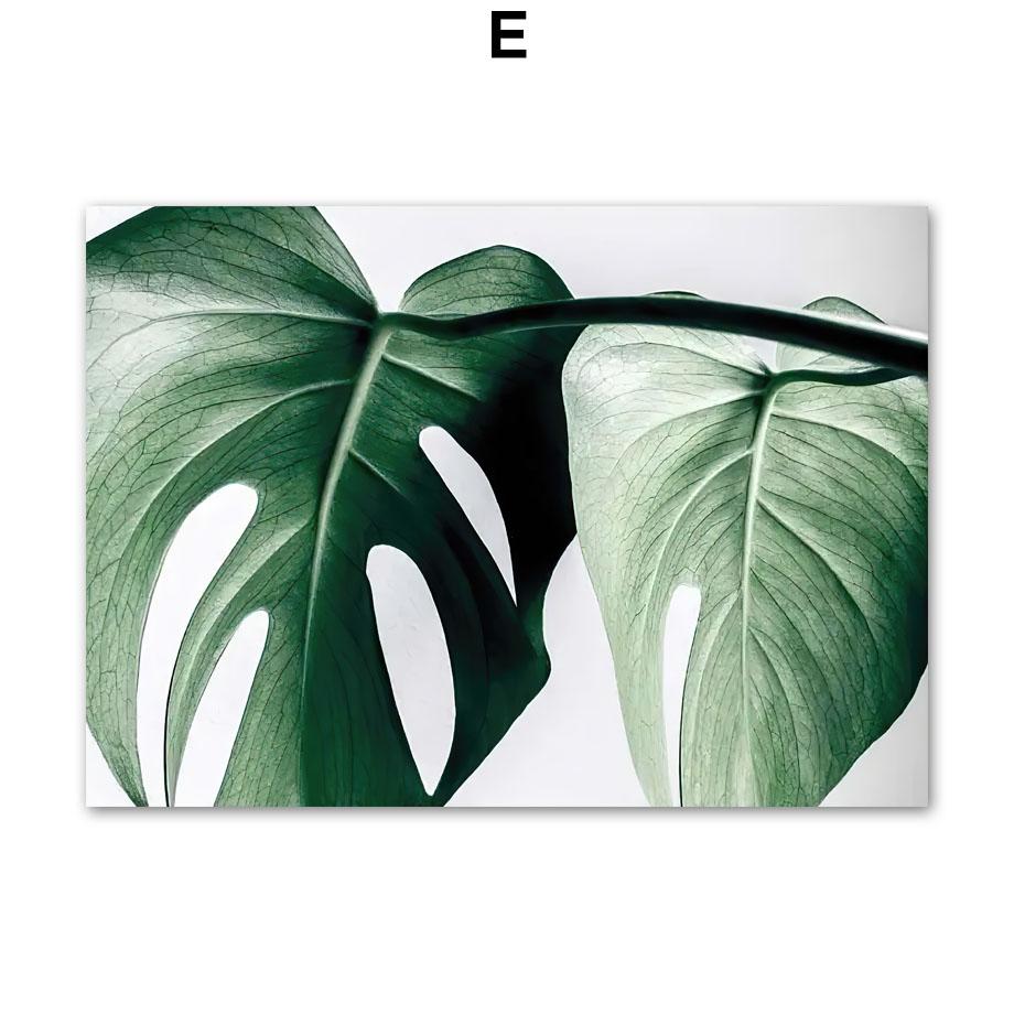 Тропические прибрежные джунгли листья кокосовой пальмы настенная живопись на холсте постеры на скандинавскую тему и принты настенные картины для гостиной