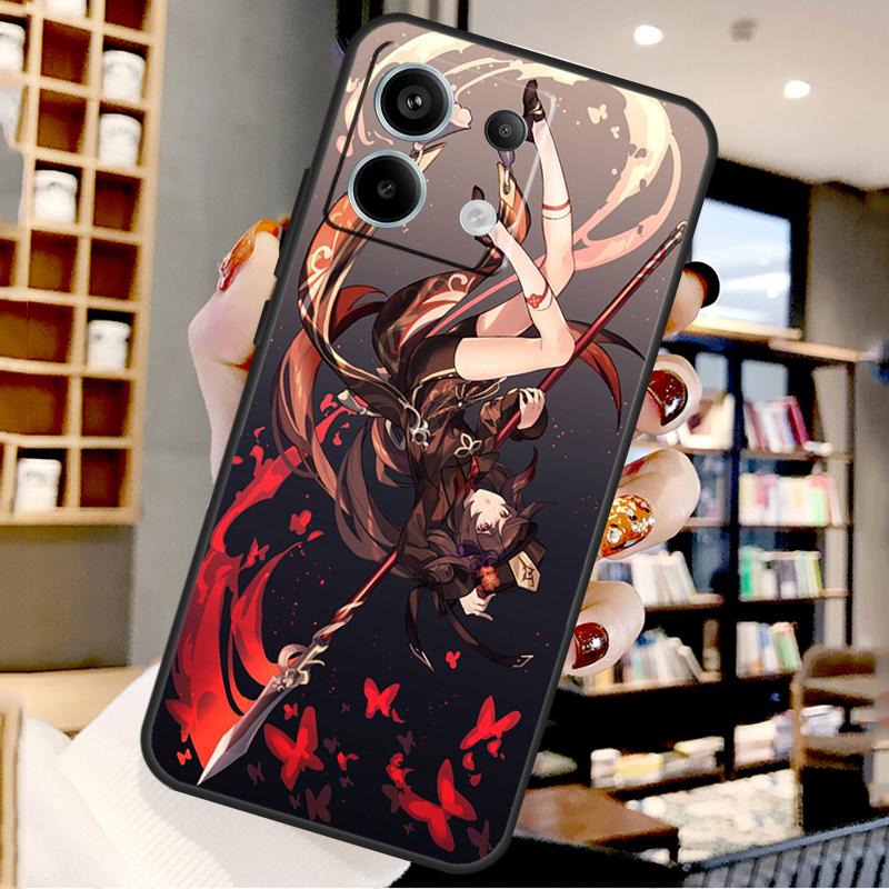 Ху Тао Genshin Impact Для Xiaomi Redmi Note 13 Pro 9 10 11 12 14 15 Pro Plus Чехол Для Redmi 15 12C 13C 14C 10C 15C