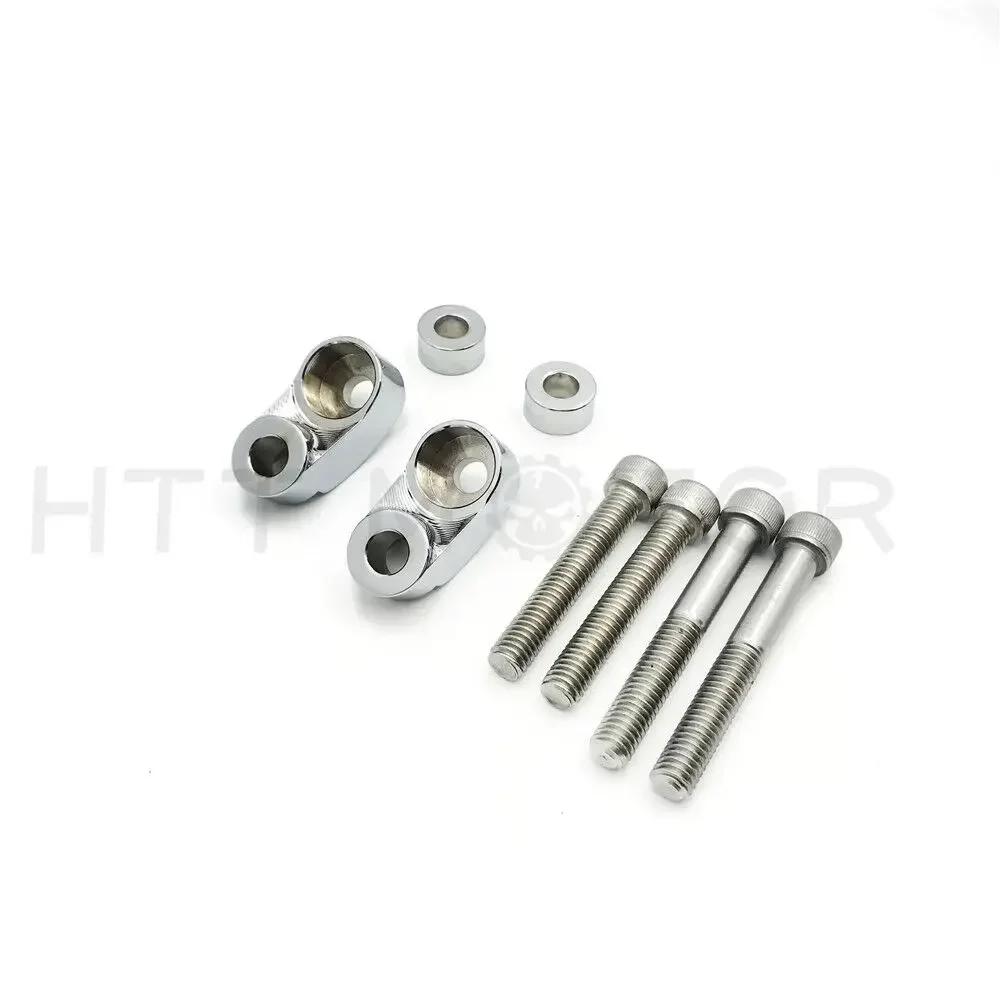 39MM-49MM Front Turn Signal Relocation For Harley Davidson Dyna FXR Sportster Motorcycle Parts