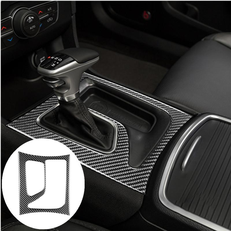 Car Interior Decoration Protection Carbon Fiber Sticker For Dodge Charger 2015-up Deluxe Auto Styling