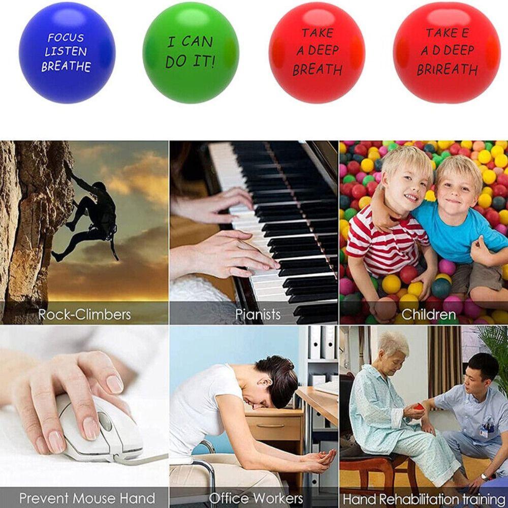 ПУ Стресс-шарики Сжимаемые Снятие стресса Сила хвата Ручной стресс-шарик Дети и Взрослые
